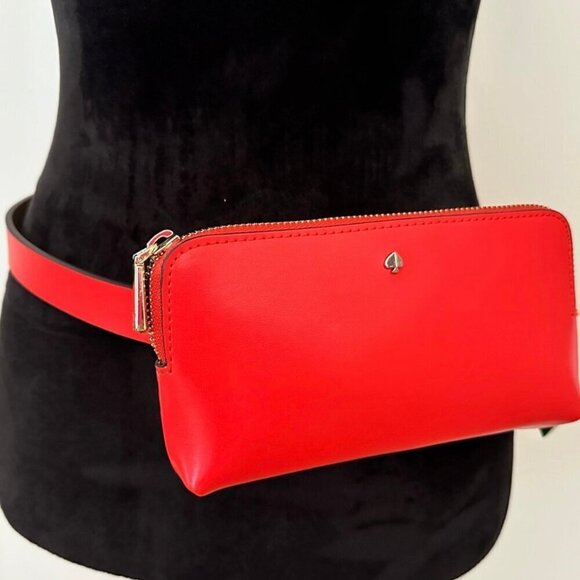 NWT - Kate Spade Belt Bag - Color Red/Tangerine